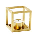 Kubus T candleholder, brass Kubus T candleholder, brass