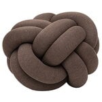 Knot cushion, XL, brown