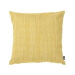 Cushion covers, Rivi cushion cover, 40 x 40 cm, canvas, mustard - white, Yellow