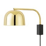 , Grant wall lamp 43 cm, brass, Gold