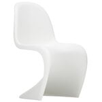 Esszimmerstühle, Panton Stuhl, weiß, Weiß