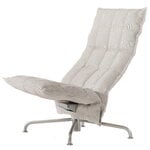 Armchairs & lounge chairs, K chair, narrow, swivel star base, stone/white, Beige