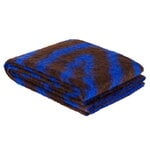 Monster throw, 180 x 130 cm, wiggle, blue - brown