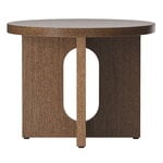 Sivu- ja apupöydät, Androgyne sivupöytä, 50 cm, tumma tammi, Ruskea