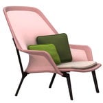 Nojatuolit, Slow Chair, punainen/kerma - suklaanruskea, Vaaleanpunainen