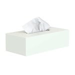 Bathroom accessories, Nova2 tissue box, white, White
