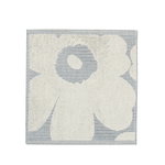 Unikko Jacquard mini towel, off-white - blue Unikko Jacquard mini towel, off-white - blue