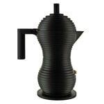 Coffee pots & teapots, Pulcina espresso coffee maker, 6 cups, black, Black