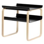 Side & end tables, Aalto side table 915, black - birch, Black
