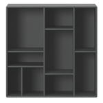 Wall shelves, Compile shelf, 04 Antracite, Grey