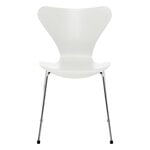 Dining chairs, Series 7 3107 chair, chrome - white, White