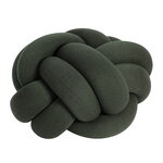 Knot cushion, M, forest green