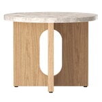Androgyne side table, 50 cm, oak - Kunis Breccia