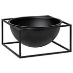 Platters & bowls, Kubus Centrepiece bowl, large, black , Black
