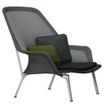 Nojatuolit, Slow Chair, musta - alumiini, Musta