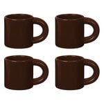 Hem Bronto espresso cup, 4 pcs, brown