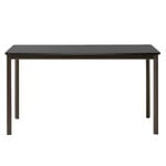Matbord, Drip HW58 bord, svart - bronsfärgad aluminium, Svart