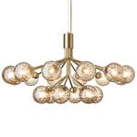 Pendant lamps, Apiales 18 pendant, brushed brass - optic gold, Gold