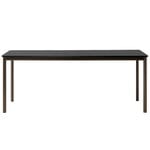 Dining tables, Drip HW59 table, black - bronzed aluminium, Black