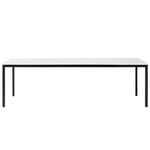 Dining tables, Drip HW60 table, off white - black, Black & white