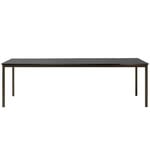 Dining tables, Drip HW60 table, black - bronzed aluminium, Black
