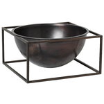 Kubus Centrepiece bowl, large, burnished copper Kubus Centrepiece bowl, large, burnished copper