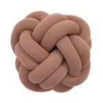 Coussins décoratifs, Coussin Knot, dusty pink, Rose