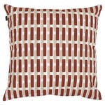 Siena tyynynpäällinen, 50 x 50 cm, tiilenpunainen - hiekanruskea