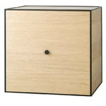 Storage units, Frame 49 box with door, oak, Natural