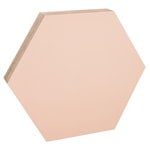 Memory boards, Noteboard hexagon, 52,5 cm, powder, Pink
