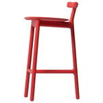 Sedie e sgabelli da bar, Sgabello da bar MC7 Radice 65 cm, rosso, Rosso