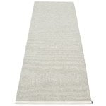 Plastic rugs, Mono rug, 85 x 260 cm, fossil grey, Gray