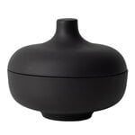 Sand Secrets bowl with lid, medium, black