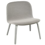 Visu lounge chair, upholstered, grey, PU lacquer Visu lounge chair, upholstered, grey, PU lacquer