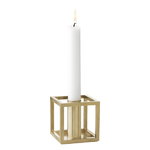 Kubus 1 candleholder, brass Kubus 1 candleholder, brass