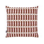 Fodere per cuscino, Fodera per cuscino Siena, 40 x 40 cm, mattone - sabbia, Rosso