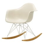 Vitra Chaise à bascule Eames RAR, Pebble RE - blanc - érable