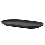 Plates, Sand Secrets plate, oval 20 cm, black, Black