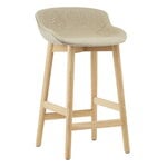 Normann Copenhagen Hyg bar stool, 65 cm, oak - Main Line Flax 20