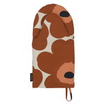 Pieni Unikko oven mitten, cotton - chestnut Pieni Unikko oven mitten, cotton - chestnut
