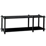 Bookcases, Elevate shelving system 1, black, Black