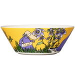 Bowls, Moomin bowl, Hemulen, yellow, Multicolour
