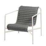 HAY Palissade Quilted cushion for low lounge chair, anthracite