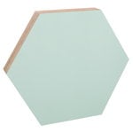 Memory boards, Noteboard hexagon, 52,5 cm, mint, Turquoise