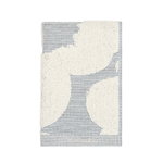 Unikko Jacquard guest towel, off-white - blue Unikko Jacquard guest towel, off-white - blue