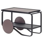 Kitchen carts & trolleys, Aalto tea trolley 901, all black, Black