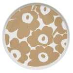 Oiva - Unikko plate 25 cm, white - beige