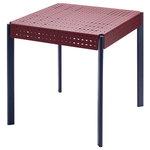 Gerda table 70 x 70 cm, dark red - dark blue Gerda table 70 x 70 cm, dark red - dark blue