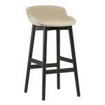 Tabourets et chaises de bar, Tabouret de bar Hyg, 75 cm, chêne noir - Main Line Flax 20, Noir