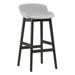 Tabourets et chaises de bar, Tabouret de bar Hyg, 75 cm, chêne noir - Synergy 16, Noir